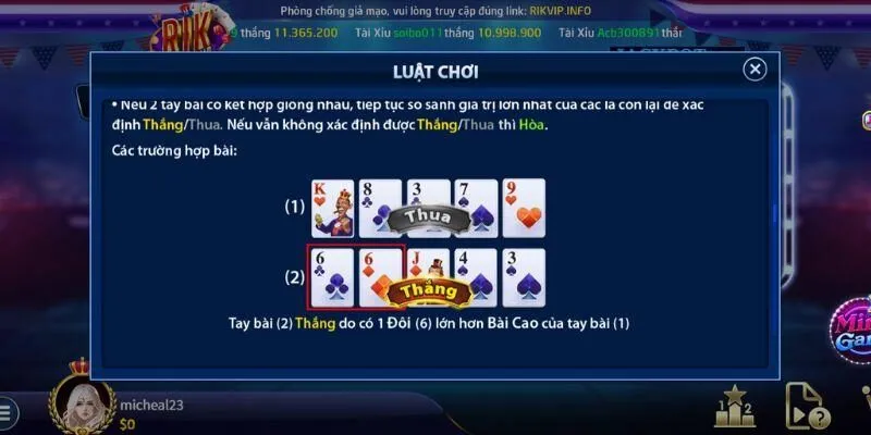 Bảng xếp hạng sức mạnh các hand poker