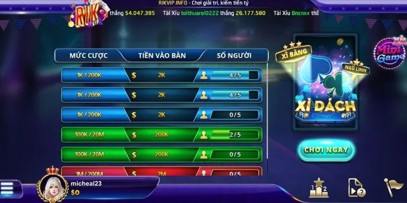Xì Dách Rikvip: Luật Chơi & 7+ Mẹo Đánh Đâu Thắng Đó 2026
